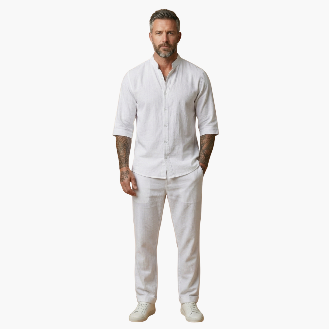 Fabian | Men's Two Piece Shirt and Pants Set