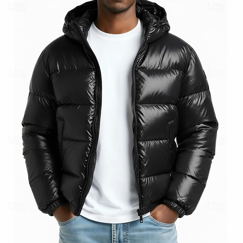 Gavren | Men's Hooded Puffer Jacket | Quilted Winter Coat