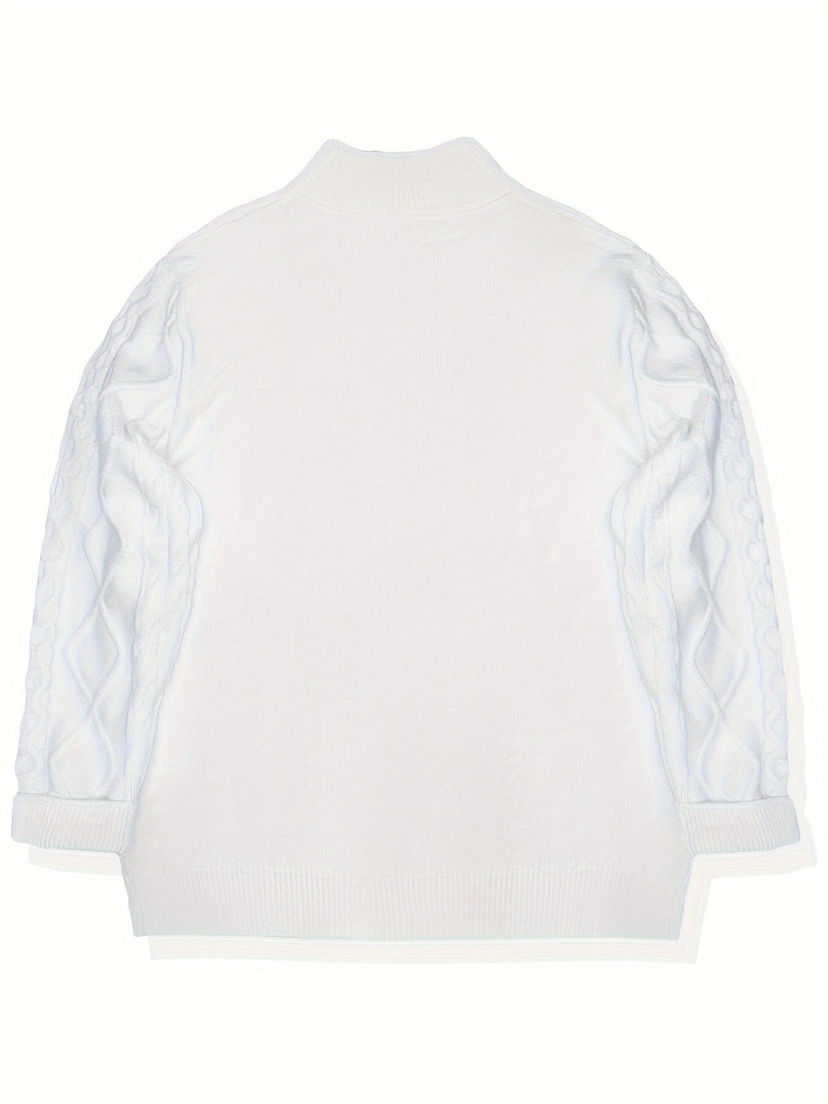 Halvorn | Men's Cable Knit Half-Zip Sweater