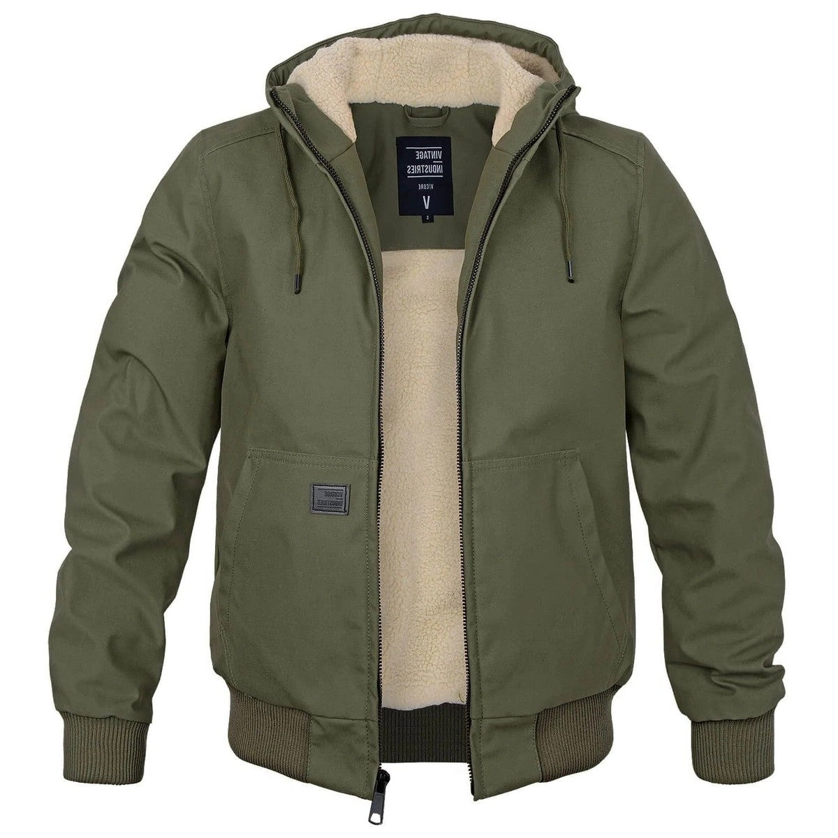 Halvorn | Men's Hooded Sherpa-Lined Winter Jacket