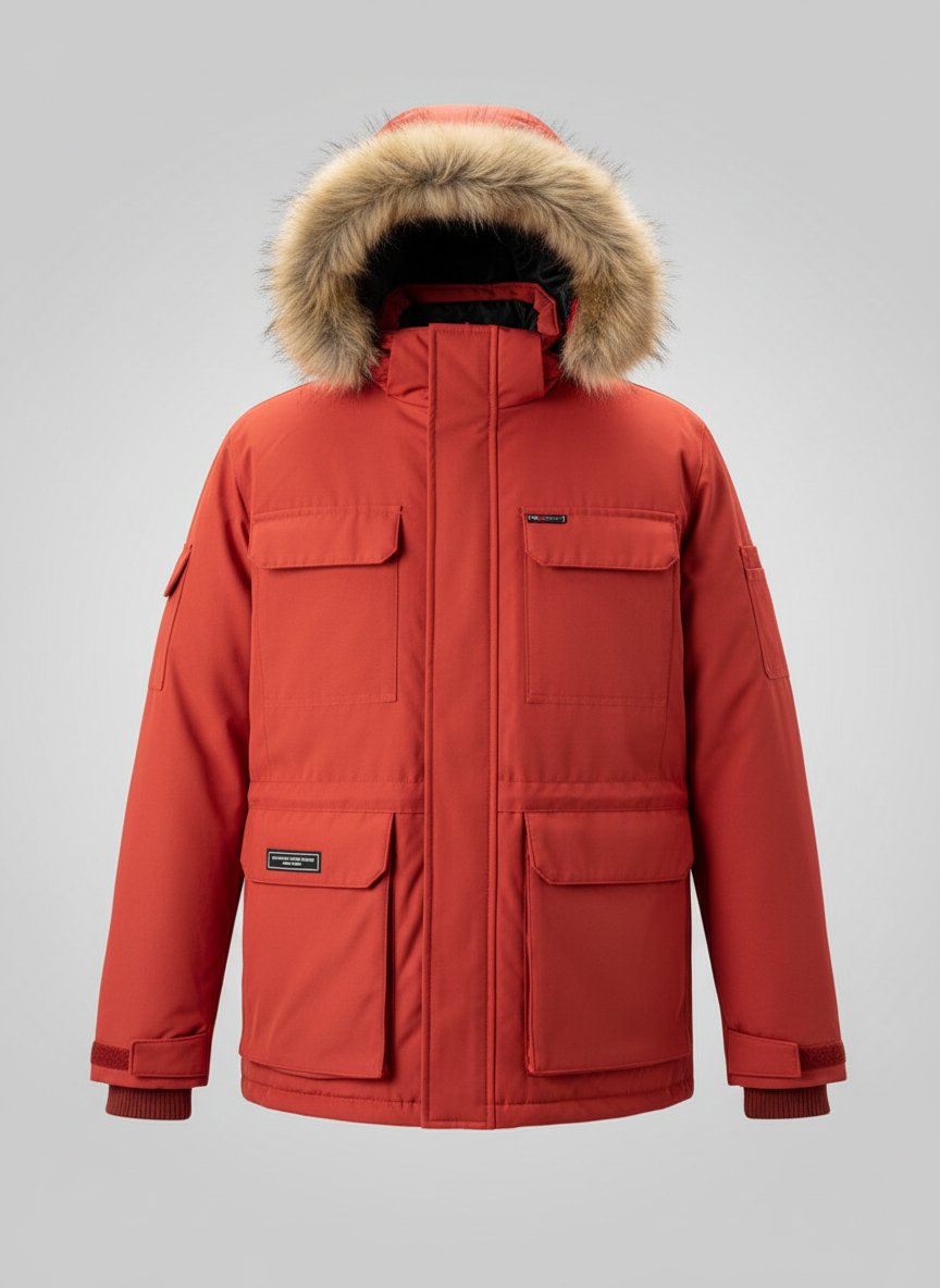 Dravoss | Men's Winter Puffer Jacket Hooded Parka