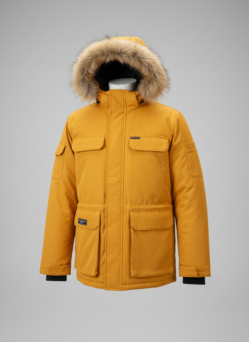 Dravoss | Men's Winter Puffer Jacket Hooded Parka