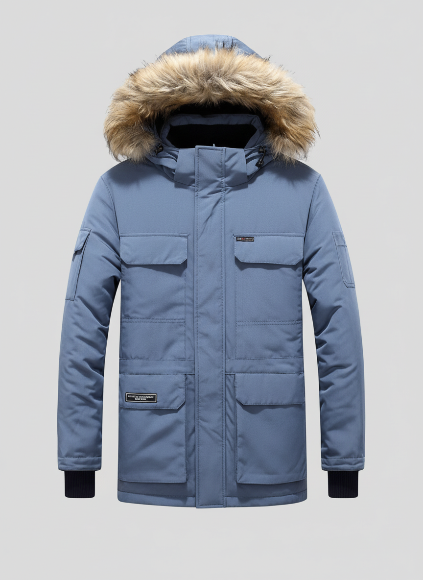 Dravoss | Men's Winter Puffer Jacket Hooded Parka