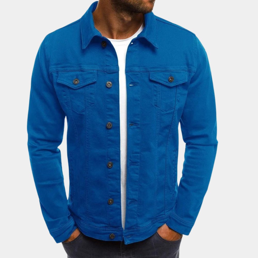 Kelvin | Men's Button-Front Trucker Jacket