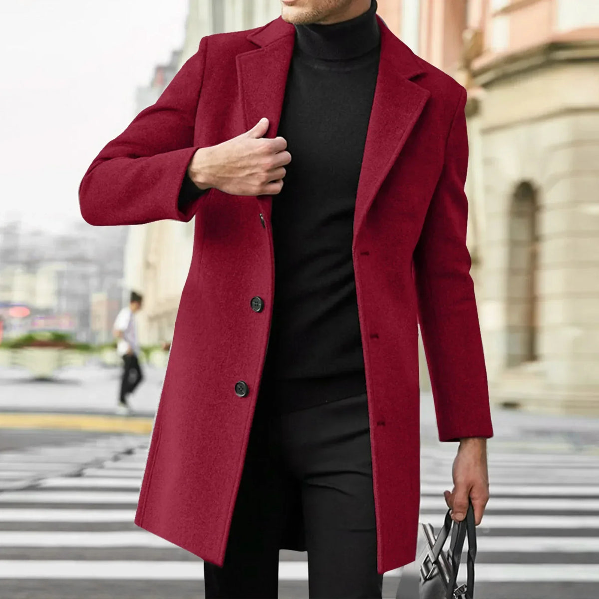 Aldenvoss | Men's Winter Coat Slim Fit Overcoat
