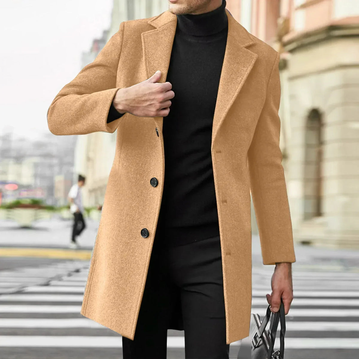 Aldenvoss | Men's Winter Coat Slim Fit Overcoat
