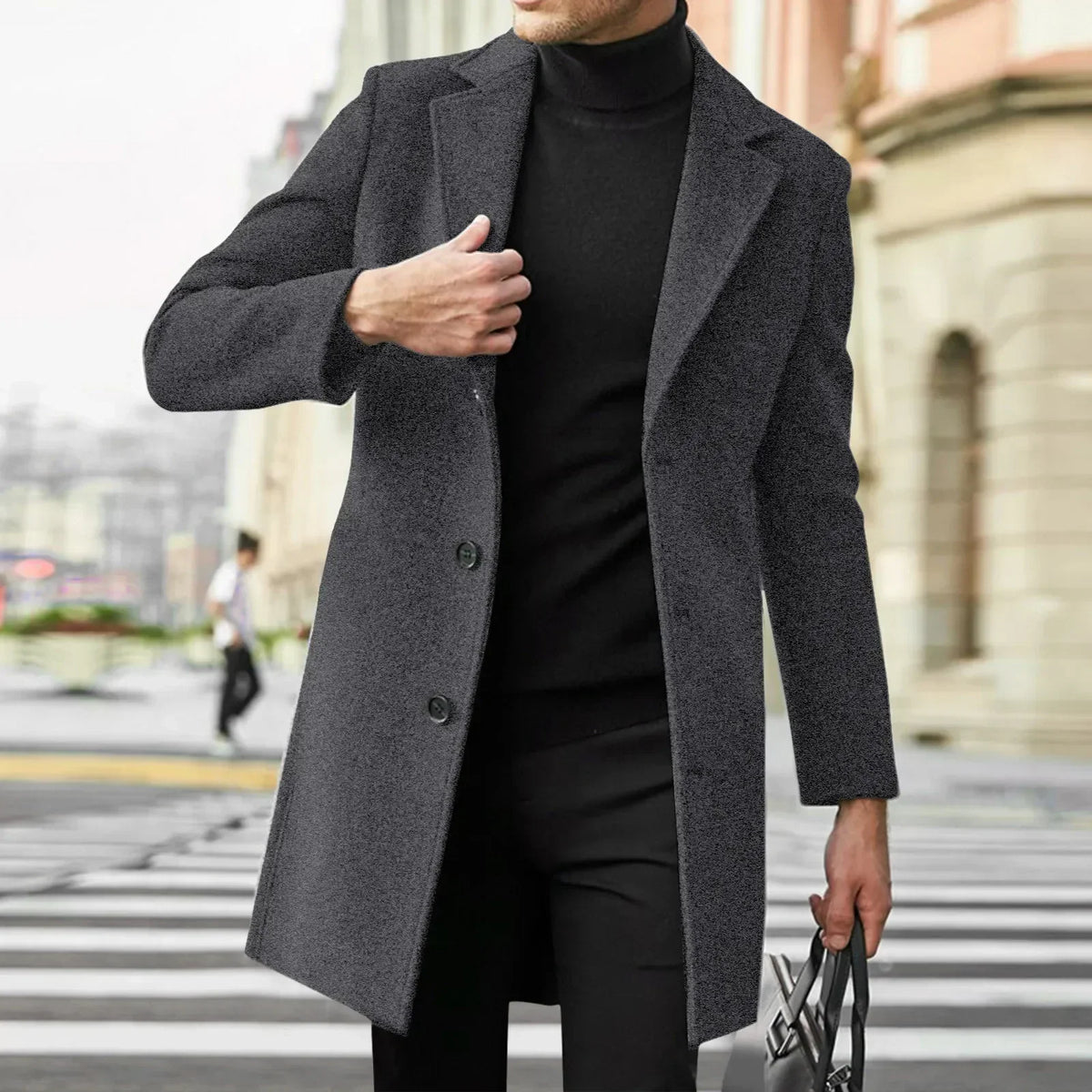Aldenvoss | Men's Winter Coat Slim Fit Overcoat