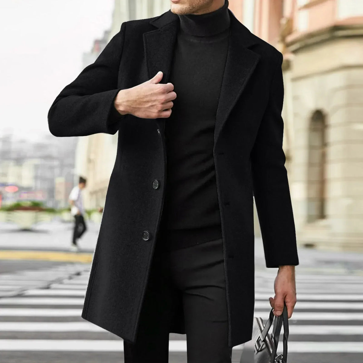 Aldenvoss | Men's Winter Coat Slim Fit Overcoat