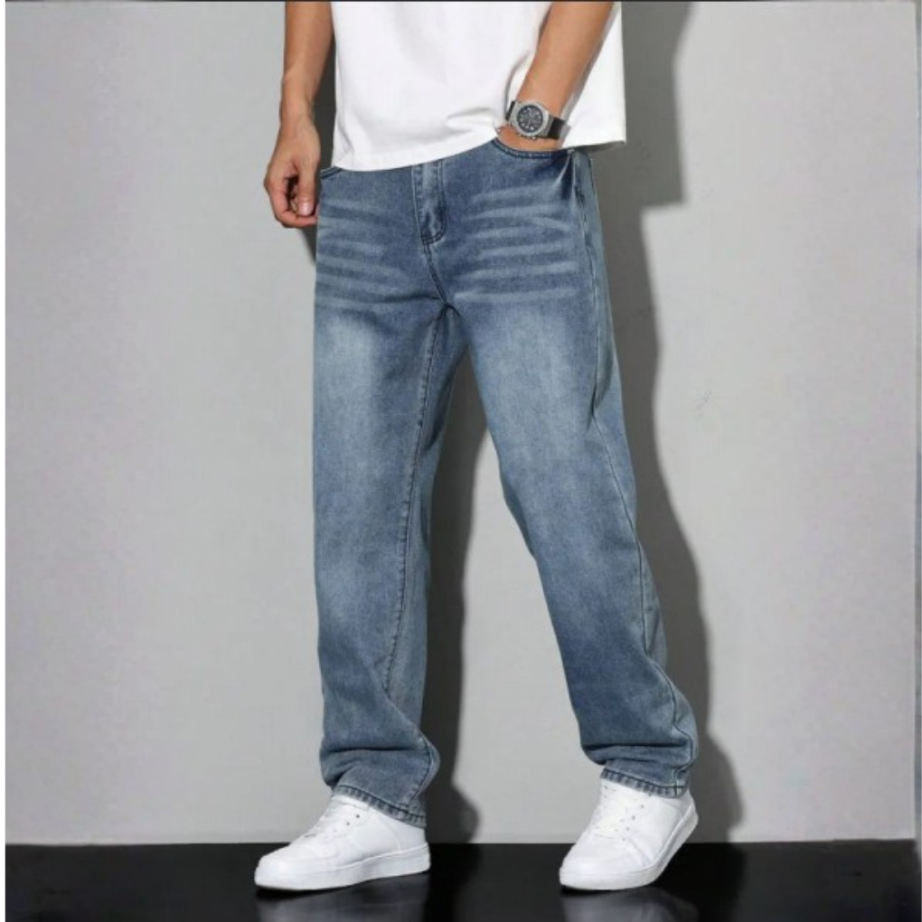 Orvandel | Men's Baggy Jeans Relaxed Fit Denim