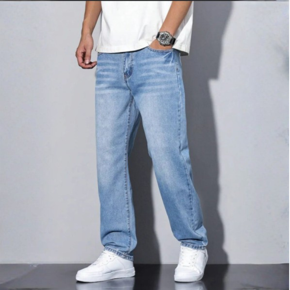 Orvandel | Men's Baggy Jeans Relaxed Fit Denim