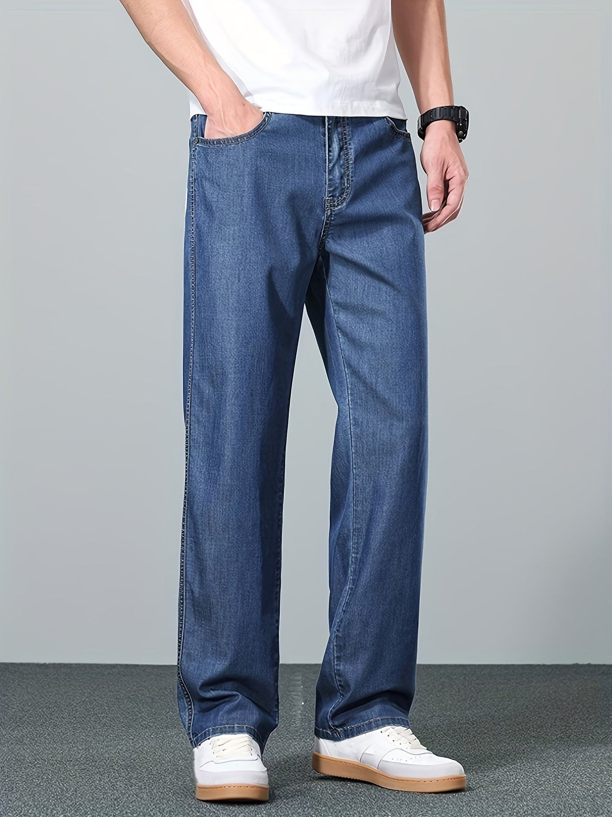 Radven | Men's Relaxed Straight Leg Jeans