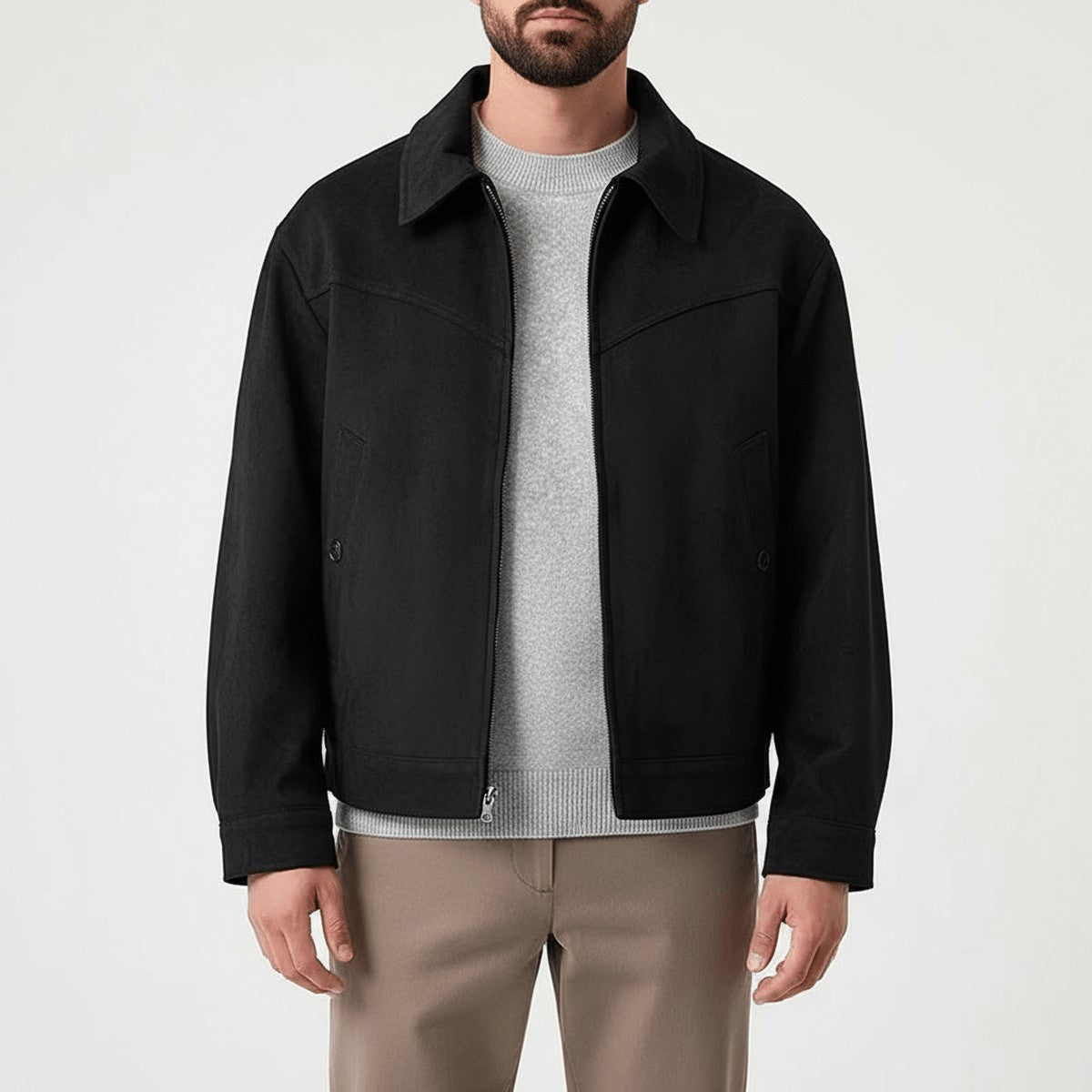 Stannick | Men's Winter Jacket Zip-Up Blouson
