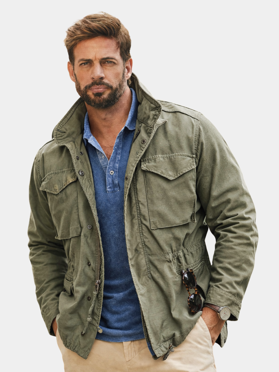 Theron | Men's Military Field Jacket Winter Coat