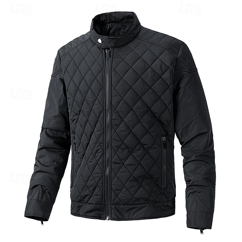 Thornvale | Men's Quilted Stand Collar Winter Jacket