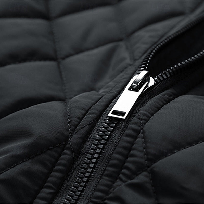 Thornvale | Men's Quilted Stand Collar Winter Jacket