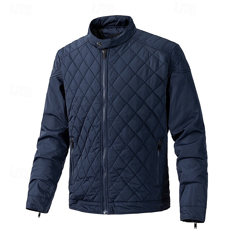 Thornvale | Men's Quilted Stand Collar Winter Jacket