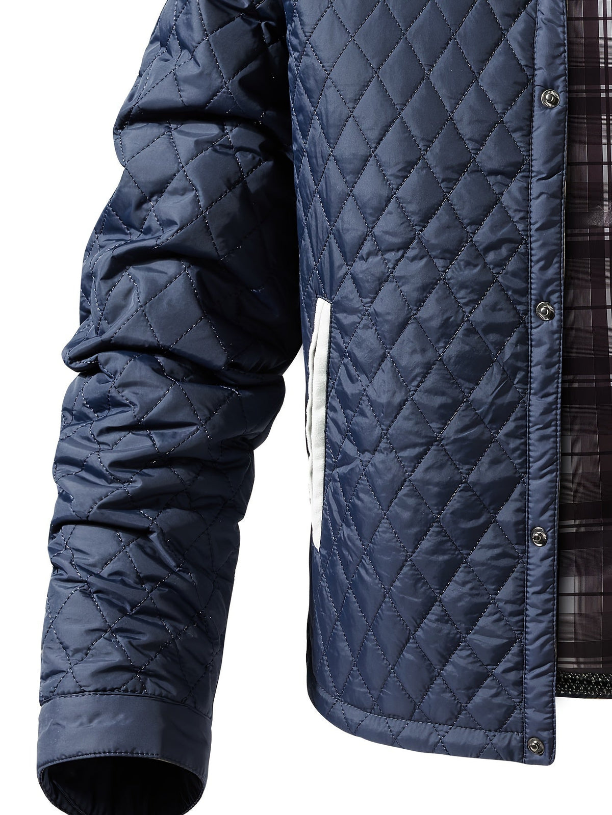 Vorryn | Men's Quilted Jacket with Stand Collar